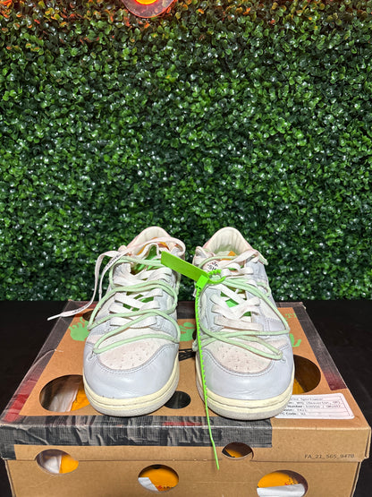 Size 9.5 - Dunk Low Off-White “Lot 7”