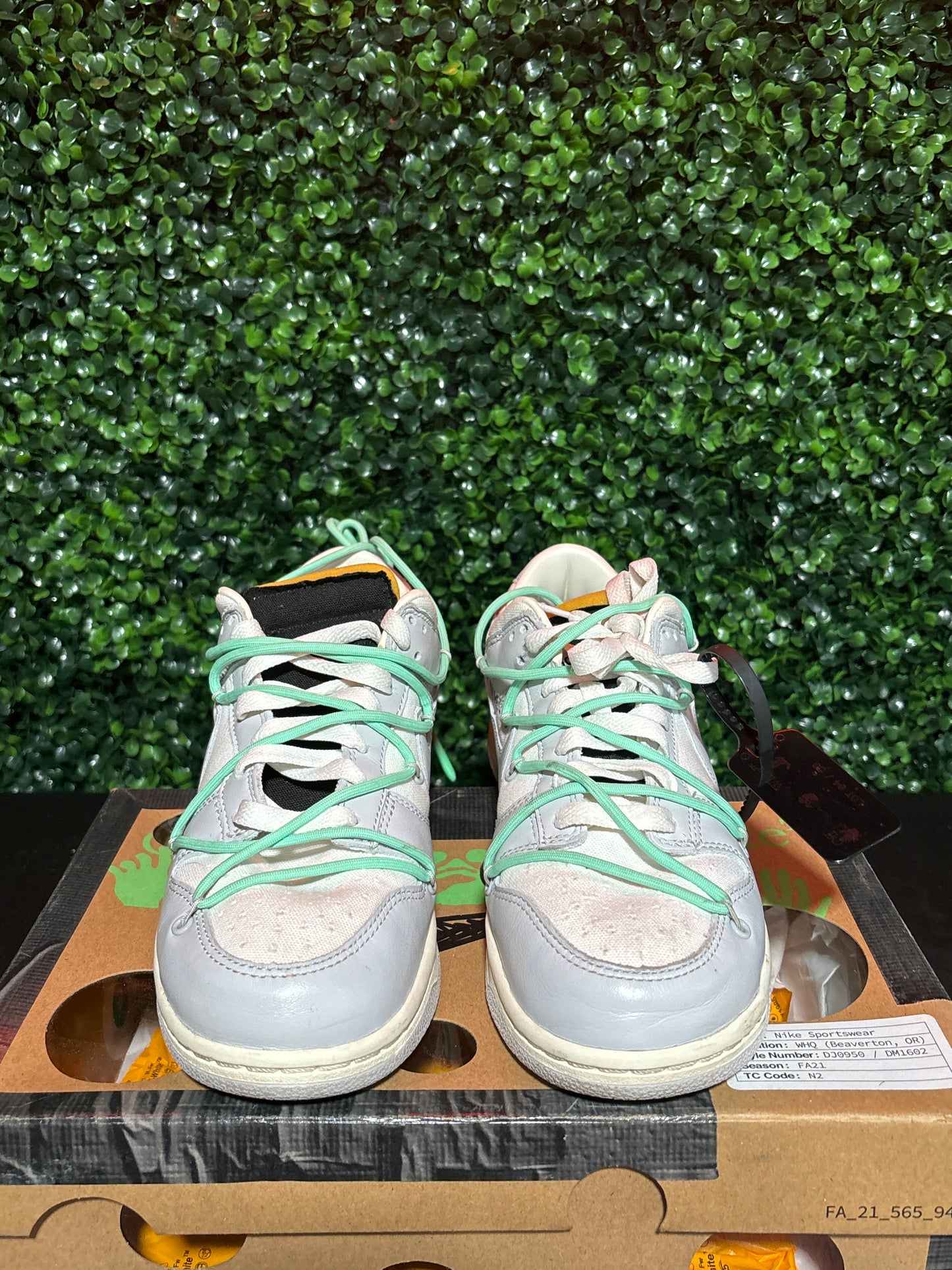 Size 8 - Dunk Low Off-White “Lot 4”