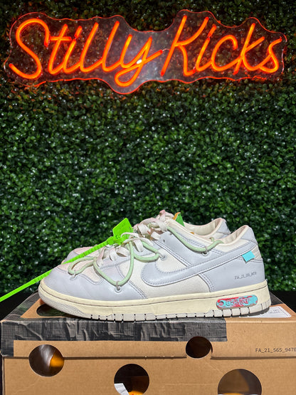 Size 9.5 - Dunk Low Off-White “Lot 7”