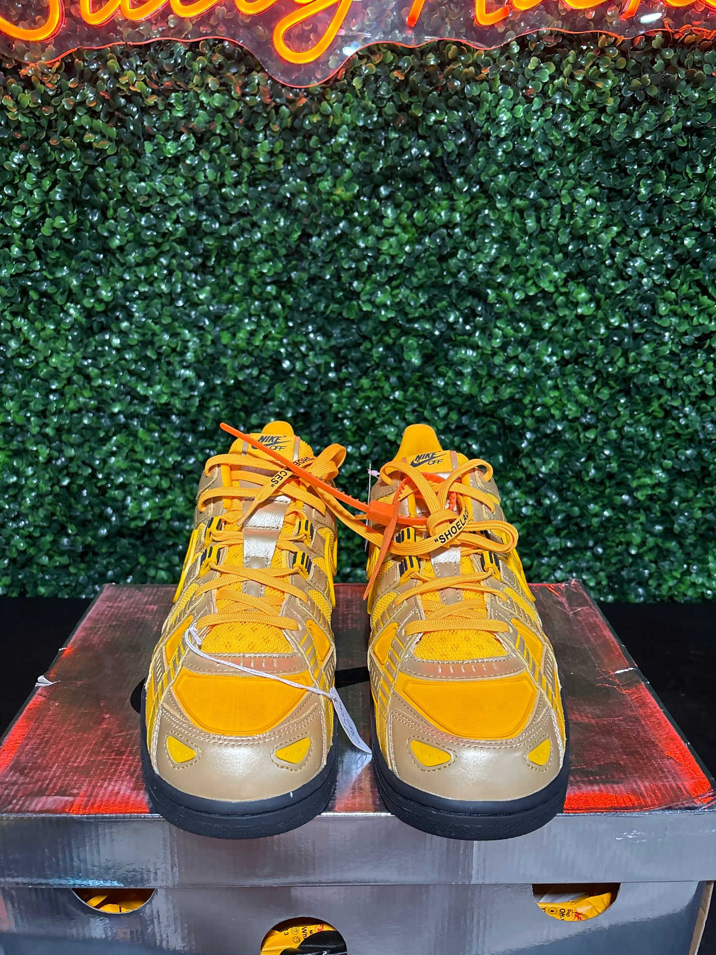 Size 11.5 - Off-White Rubber Dunk “University Yellow”