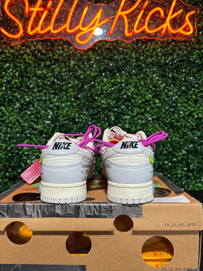 Size 9 - Dunk Low Off-White “Lot 45”