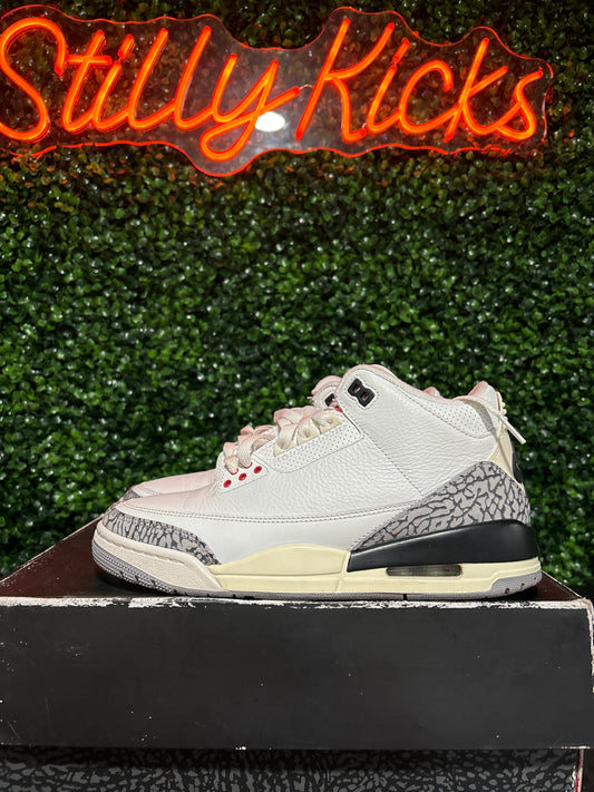 Size 8 - Jordan 3 “White Cement Reimagined”