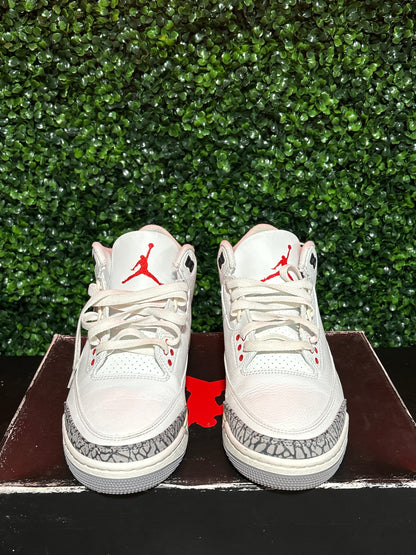 Size 8 - Jordan 3 “White Cement Reimagined”